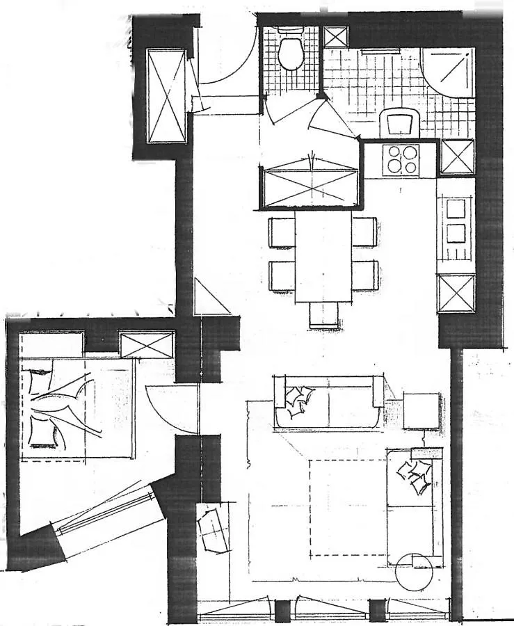 Apartment Courchevel 1550 - Veritable Ski Aux Pieds - Appartement Les Tovets T2 - 47M2 - 4P